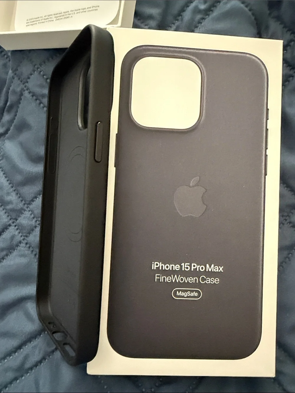 Apple FineWoven Case for iPhone 15 Pro Max - Deep Purple